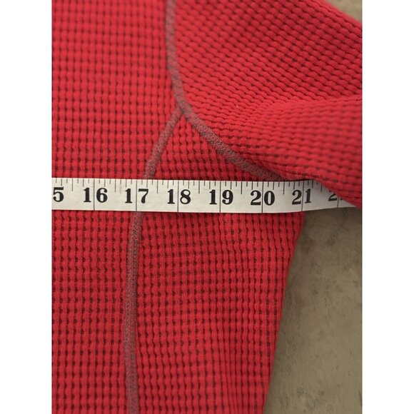 Storm Creek Women’s Maverick Quarter Zip Pullover Red Gray Waffle Knit Size M - Picture 9 of 11